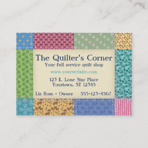 Grandma's Quilt Border Custom Business Card