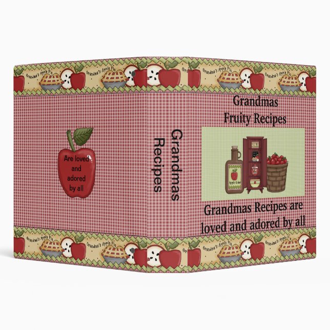 Grandmas Recipes Binder (Background)