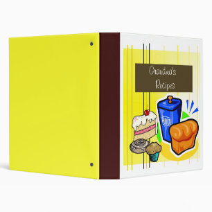 Grandma's  Recipes Binder