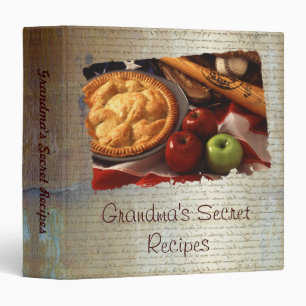 Grandma's secret recipes binder