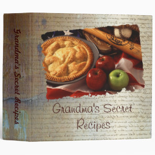 Grandma's secret recipes binder