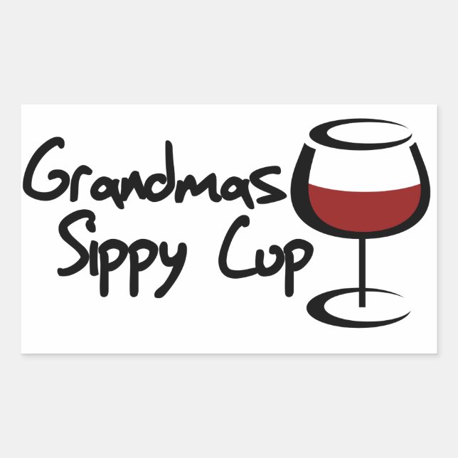 Grandmas sippy cup sticker (Front)