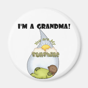 Grandma's Sunshine-African American Boy Magnet