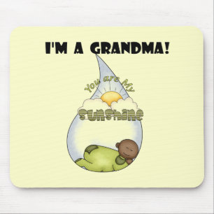 Grandma's Sunshine-African American Boy Mouse Pad