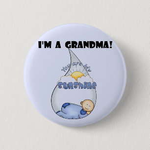 Grandma's Sunshine-Boy T-shirts and Gifts 2 Inch Round Button