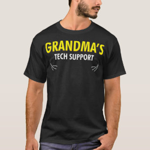 Grandmas Tech Support Funny IT Granddaughter Grand T-Shirt