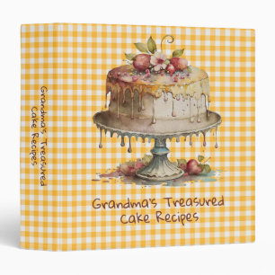 Grandma's Treasured Recipes Binder
