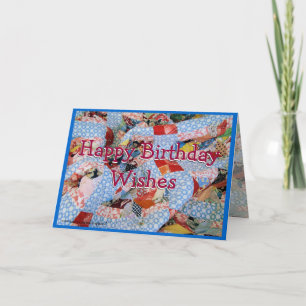Grandma's vintage Quilt 2 -customize any occasion Card