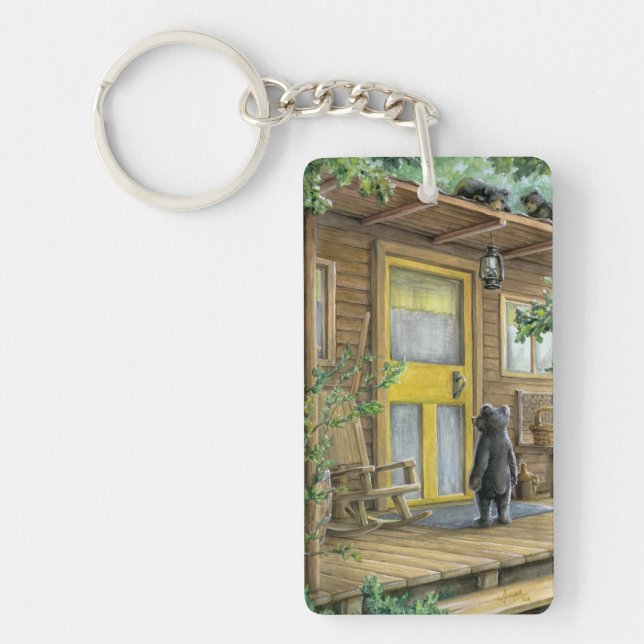 Grandma's Visitors Keychain (Front)