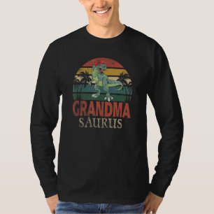 Grandmasaurus Rex Dinosaur Grandma Saurus Family T-Shirt