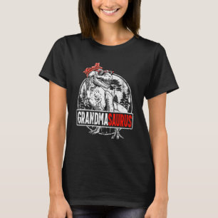 Grandmasaurus Rex Dinosaurs Bandana Saurus Family T-Shirt