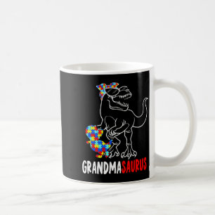 Grandmasaurus T Rex Dinosaur Autism Awareness Gran Coffee Mug