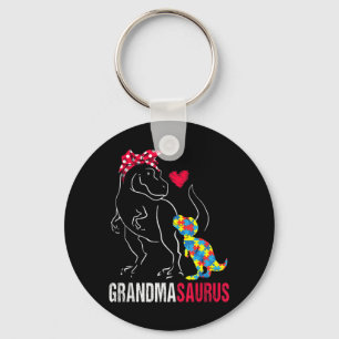 Grandmasaurus T rex Dinosaur Clothing Gifts. Funny Keychain