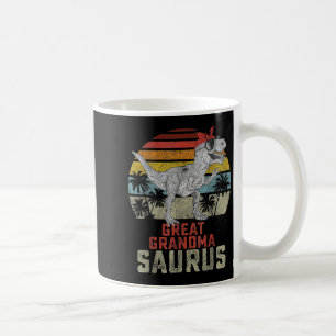 Grandmasaurus T Rex Dinosaur Great Grandma Saurus Coffee Mug
