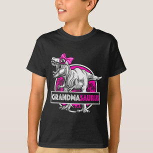 Grandmasaurus T-rex Matching Funny Grandma Saurus  T-Shirt
