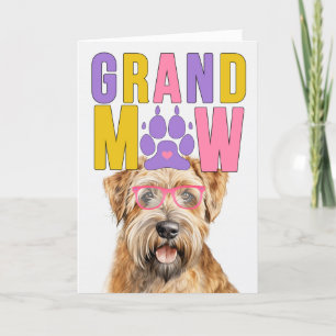 GrandMAW Wheaten Terrier Funny Grandparents Day Holiday Card