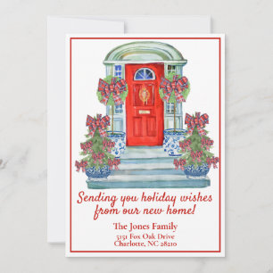 Grandmillenial Chinoiserie Holiday New Home  Card