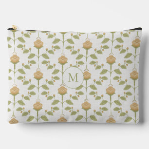 Grandmillenial Warm Yellow and Green Accessory Pouch