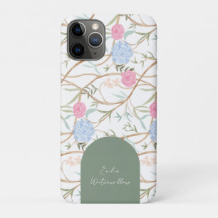 Grandmillennial Chinoiserie Customizable iPhone 11 Pro Case