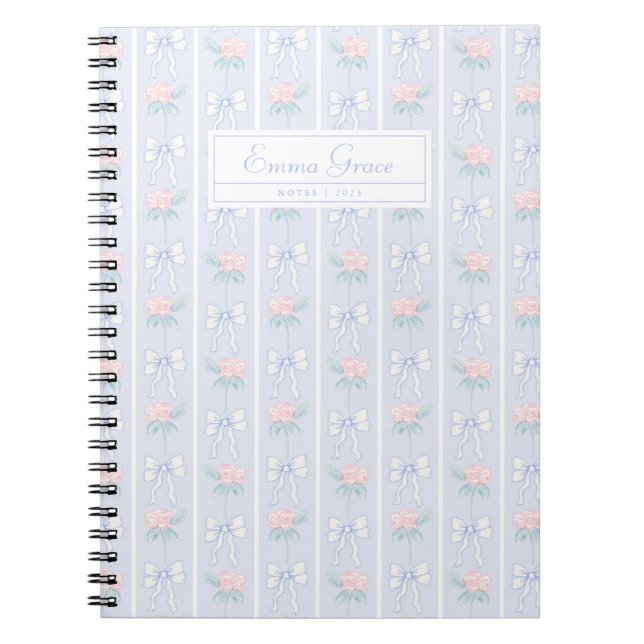 Grandmillennial Floral Notebook Journal (Front)