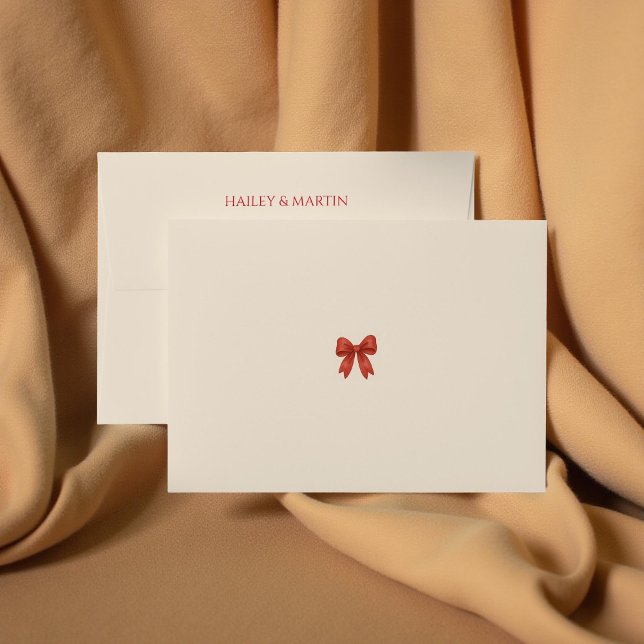 Grandmillennial Holiday Envelope Return Address (Creator Uploaded)