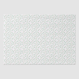 Grandmillennial Holly Christmas  Tissue Paper