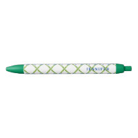 Grandmillennial Lattice with Blue Bow Personalized