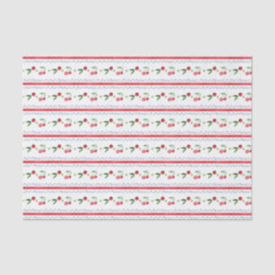 Grandmillennial Watercolor Cherries Tissue Paper