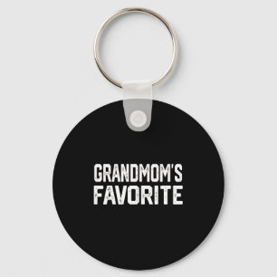 Grandmom’s Favorite Funny Grandparent Granhild Vin Keychain