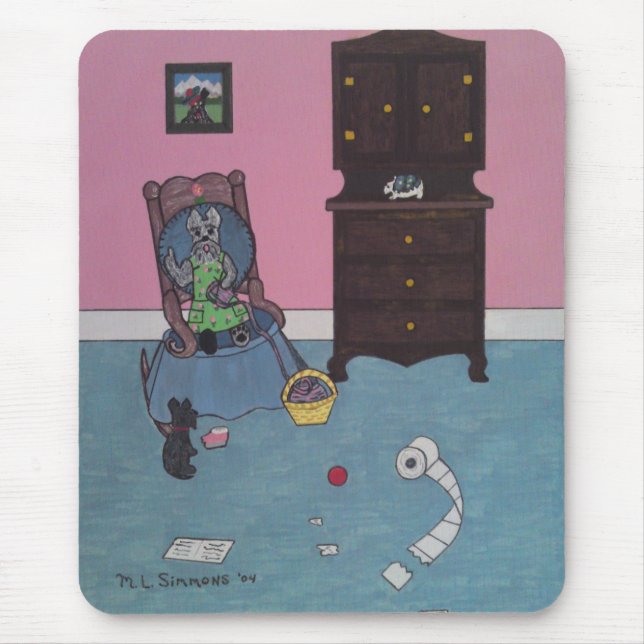 GRANDMOM'S LITTLE RASCAL MOUSE PAD (Front)