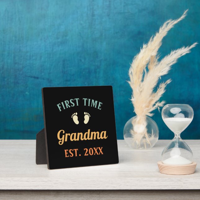 Grandmother Abuela Nonna Grammy First Time Grandma Plaque (Insitu)
