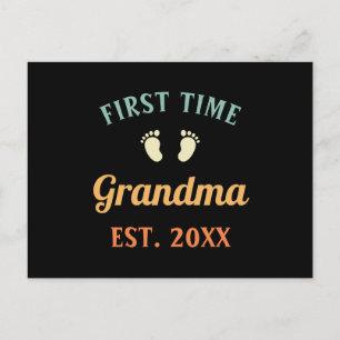 Grandmother Abuela Nonna Grammy First Time Grandma Postcard