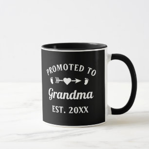 Grandmother Abuela Nonna Nanna Promoted To Grandma Mug