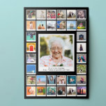 Grandmother Birthday Family Photo Poster<br><div class="desc">A superb personal gift for Grandma. Whether its' for a birthday,  Christmas or just to say "We love you". Easy to add your favourite photos and a heartfelt message. A wonderful keepsake.</div>
