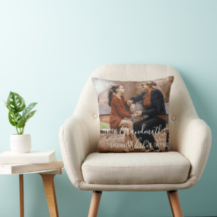 Grandmother Everyone Wants   Sweet Quote Photo Throw Pillow