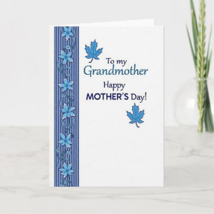 Grandmother Floral Mothers Day Card