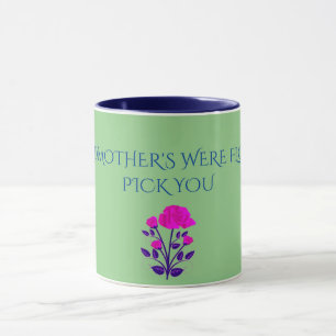 GRANDMOTHER FLOWERED personalized mug. Mug