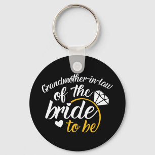 Grandmother-in-law Of The Bride-to-be Big Wedding Keychain