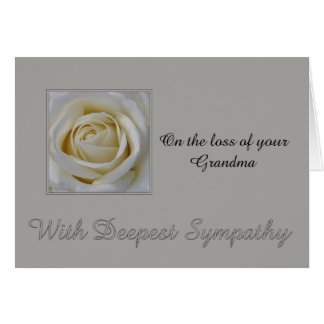 Sympathy On The Death Of A Grandmother Cards, Photocards, Invitations ...