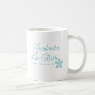 Grandmother of Bride Teal Elegance Coffee Mug