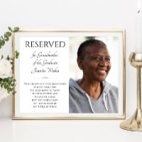 Grandmother of the Graduate Save A Seat Memorial