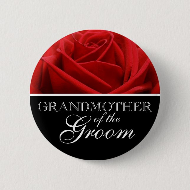 Grandmother Of The Groom Wedding Pins (Front)