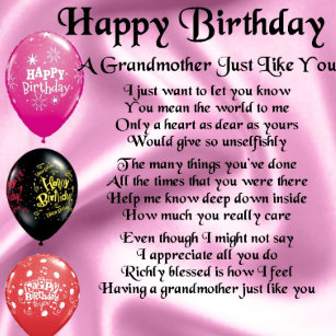 Happy Birthday Nan Home Furnishings Accessories Zazzle Ca