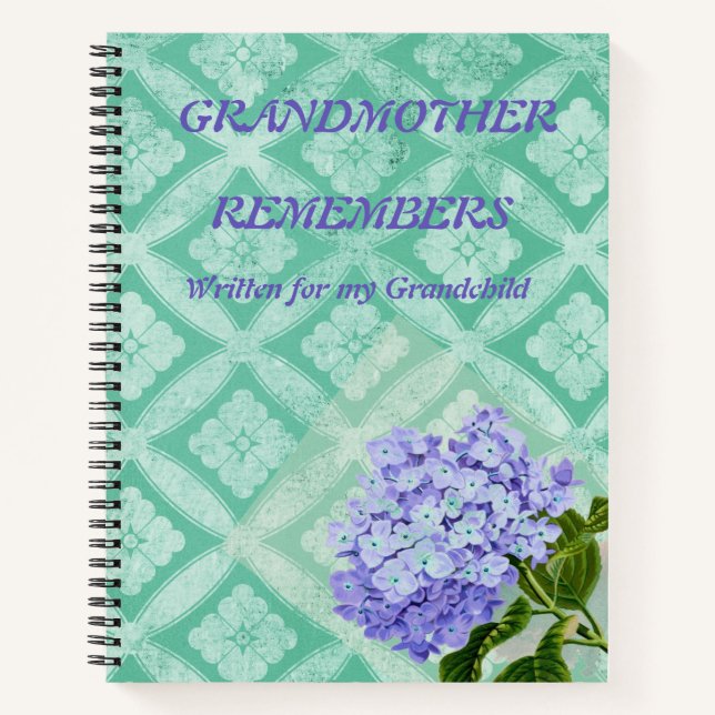 Grandmother Remembers Journal (Front)