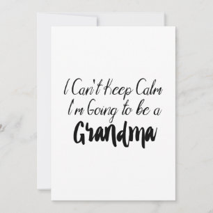 Grandmother To Be - Promoted To Grandma