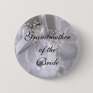 Grandmotherof theBride 2 Inch Round Button
