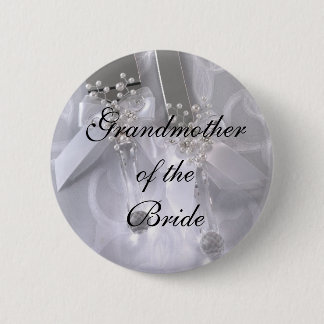 Grandmotherof theBride 2 Inch Round Button