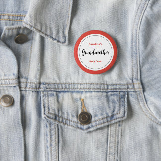 grandmother's 2 inch round button