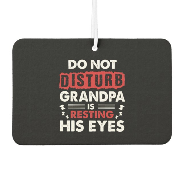 Grandpa Air Freshener (Front)