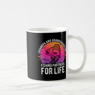 Grandpa And Granddaughter Fishing Partners For Lif Coffee Mug